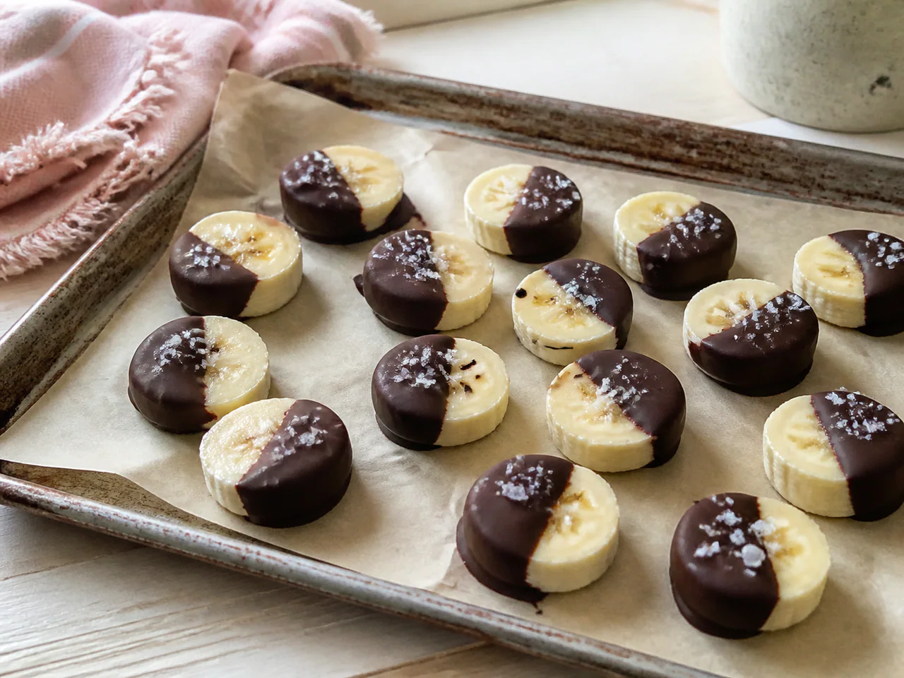 Dark Chocolate Banana Bites
