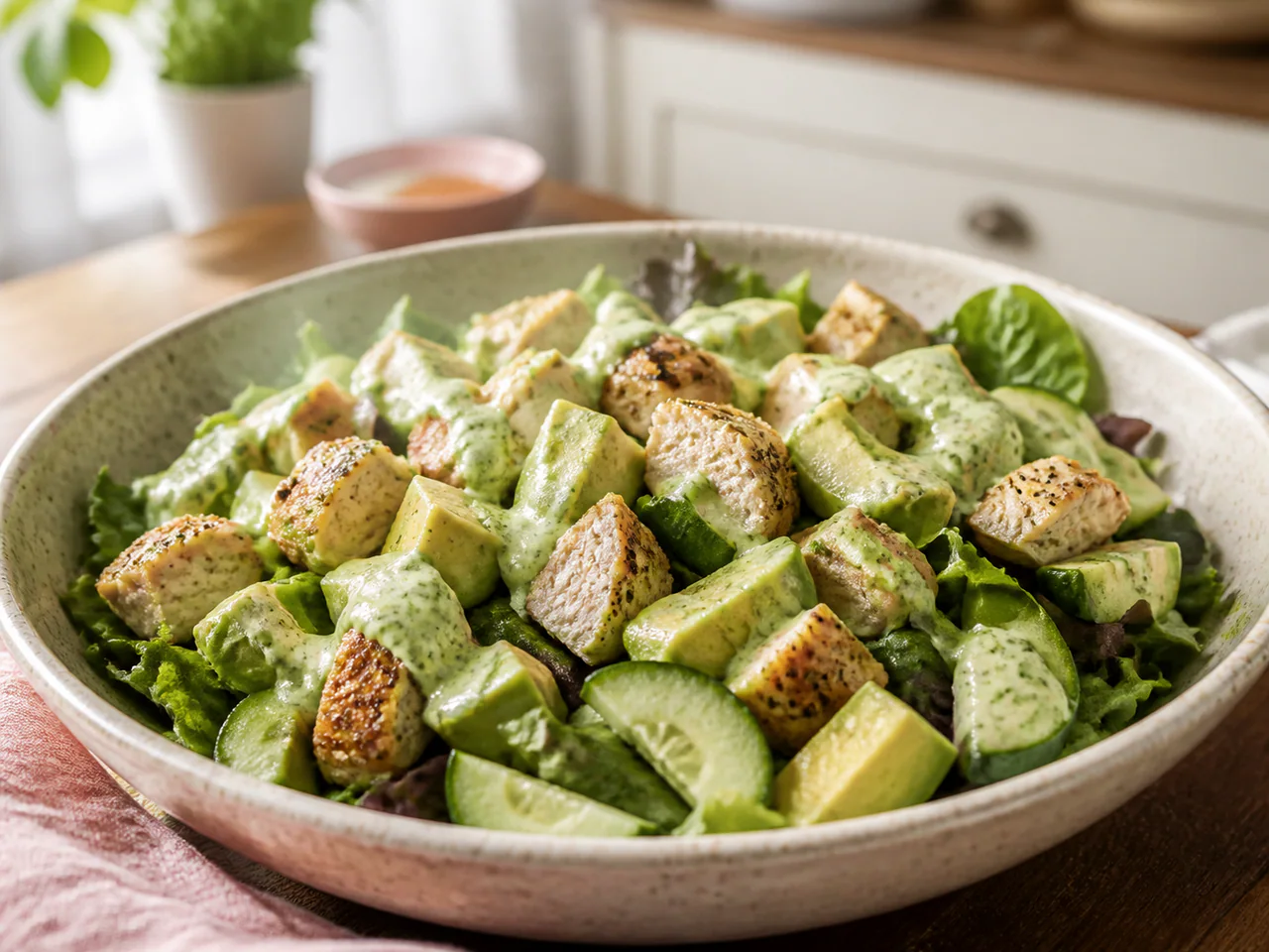 Green Goddess Chicken Salad