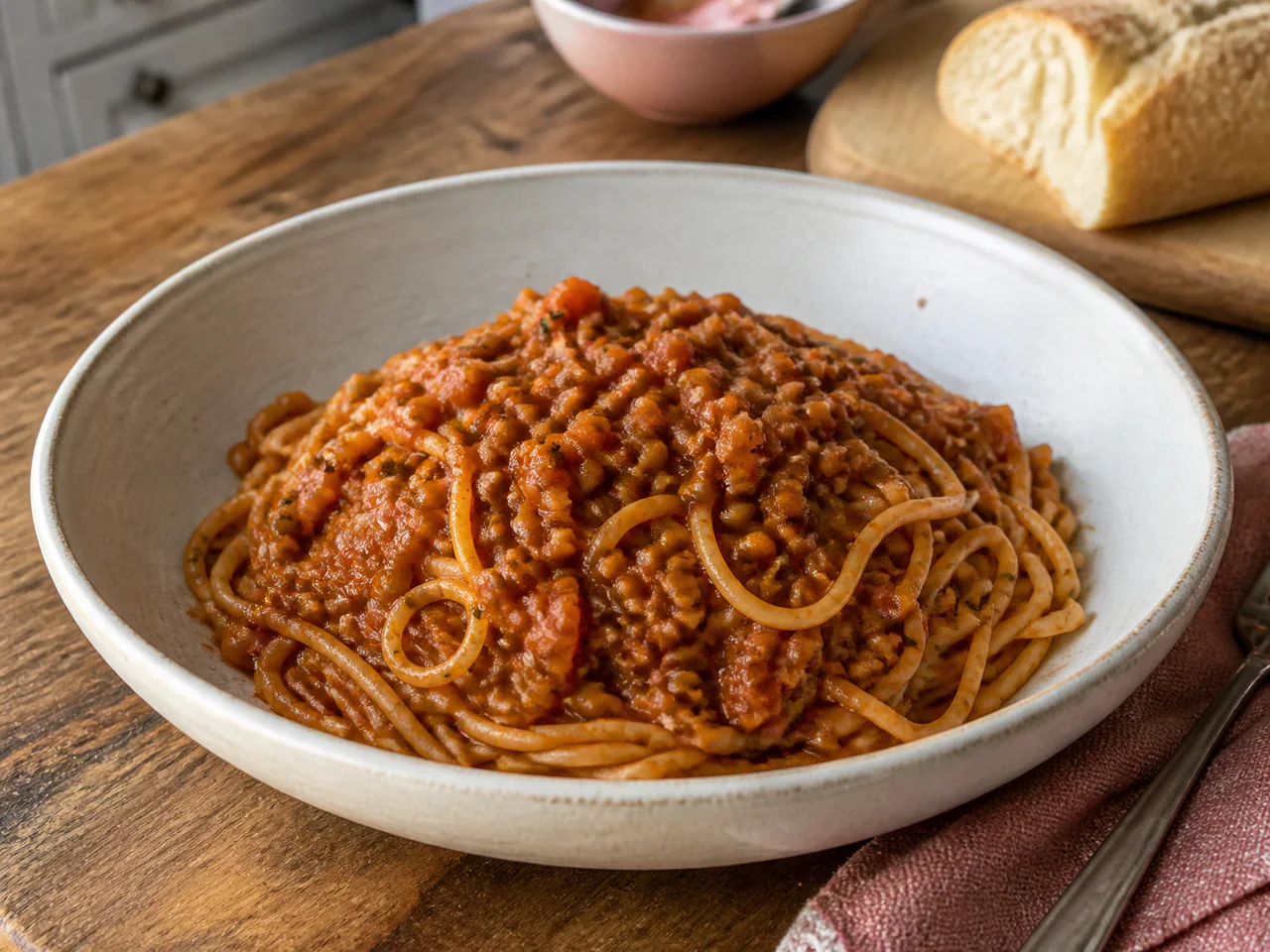 Weeknight Lentil Bolognese